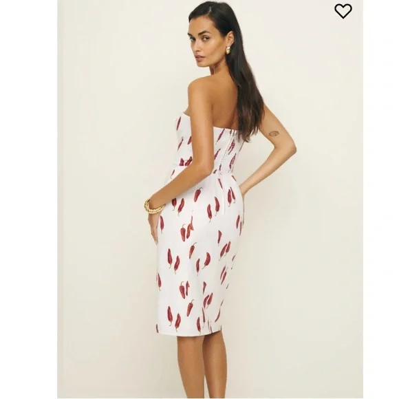 🌿NWT Reformation Prescott Linen Dress in Jalapeño